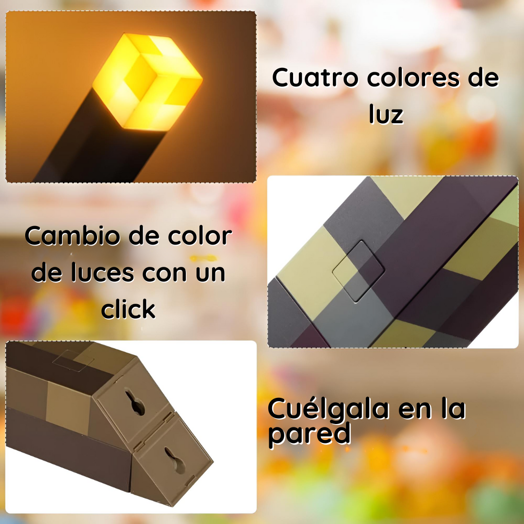 Lámpara de Minecraft