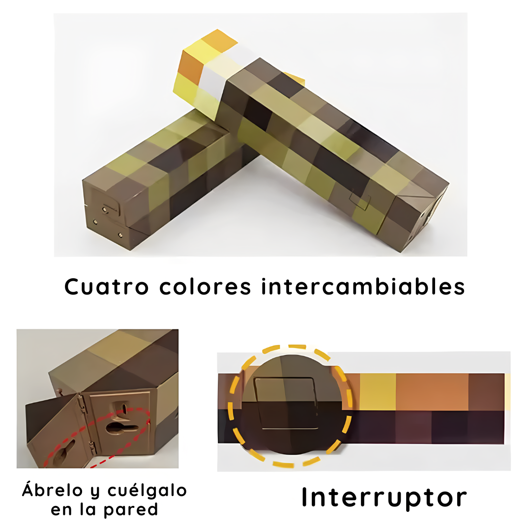 Lámpara de Minecraft